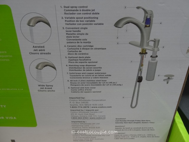 Water Ridge Pull-Out Kitchen Faucet Costco 