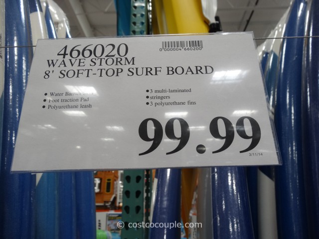 Wavestorm 8' Soft-Top Surf Board Costco 1