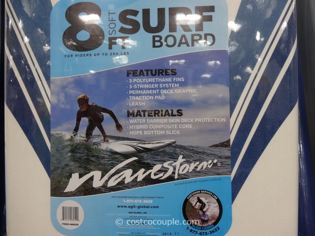 Wavestorm 8' Soft-Top Surf Board Costco 4