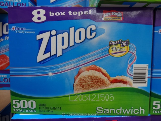 Ziploc Sandwich Bags Costco 1