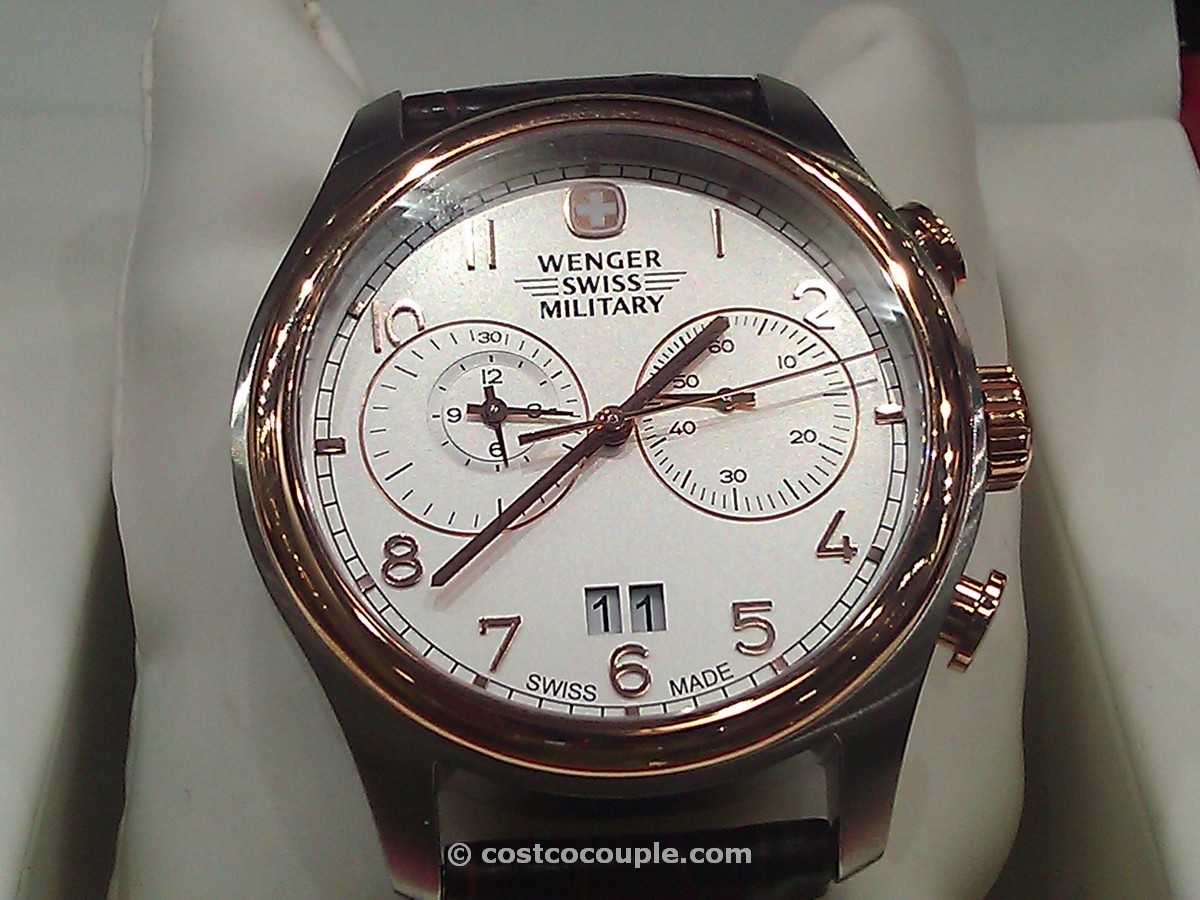 Wenger Swiss Military Rose Gold Chronograph Costco