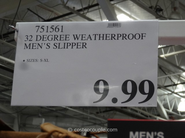 32 Degree Mens Weatherproof Slippers Costco 1