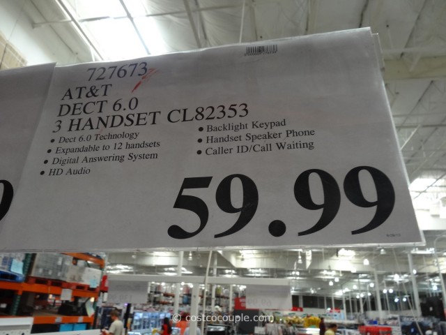 AT&T 3 Handset Answering System Costco 4