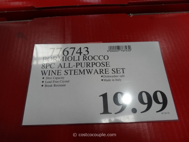 Bormioli Rocco All-Purpose Wine Stemware Set Costco 4