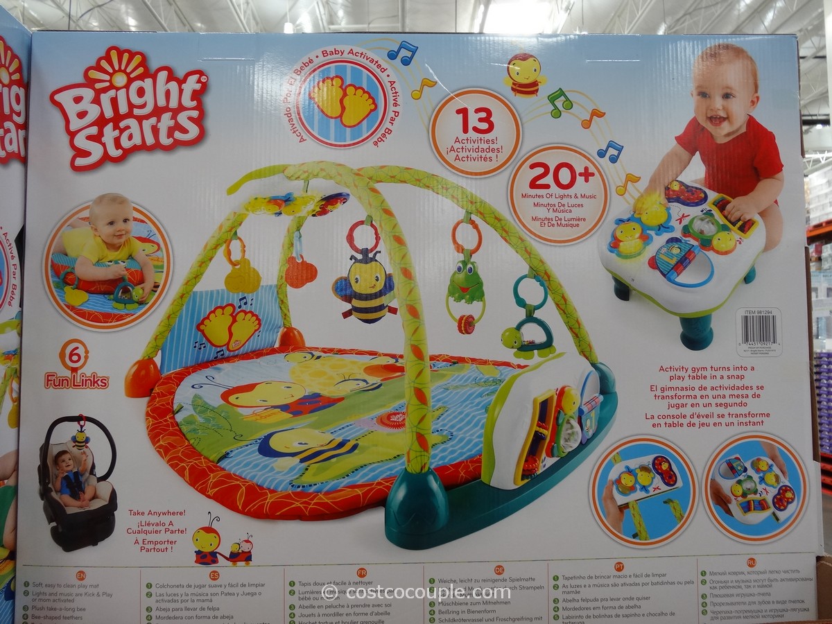 bright starts 2 in 1 activity table and gym