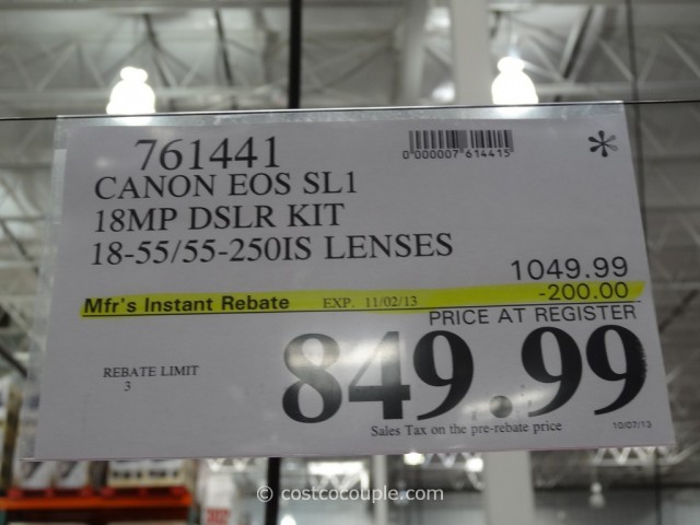 Canon EOS SL1 Costco