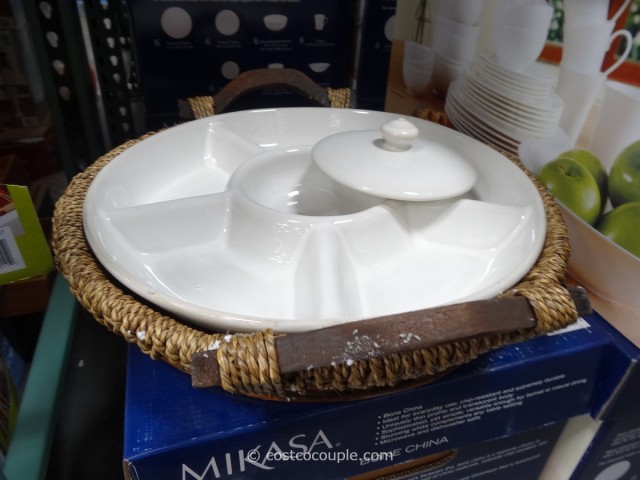 Ceramic Serving Set with Basket Costco 2