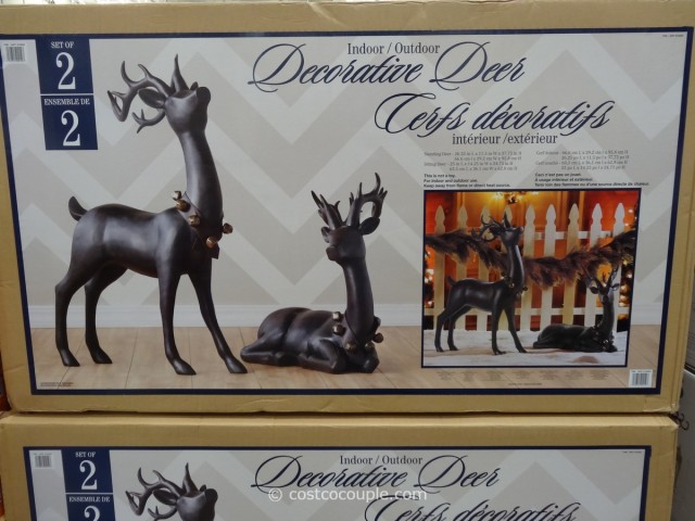 Decorative Reindeer Set Costco 2