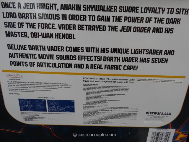 Deluxe Darth Vader Costco 4