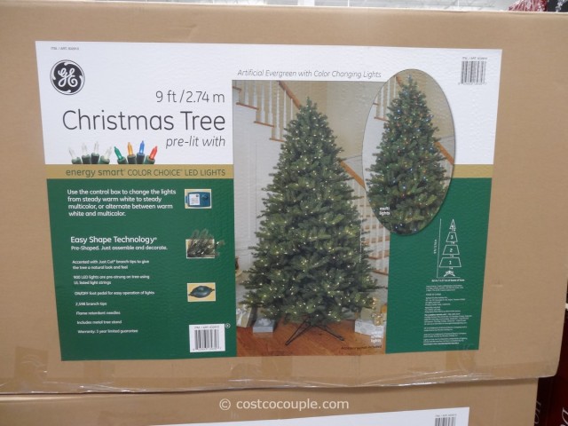 GE 9 Feet Prelit LED Christmas Tree Costco 1