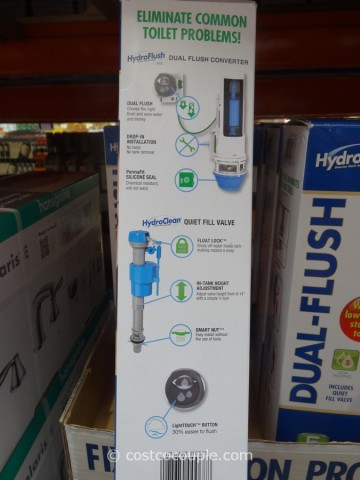 Hydroflush Dual Flush Toilet Conversion Kit Costco 4