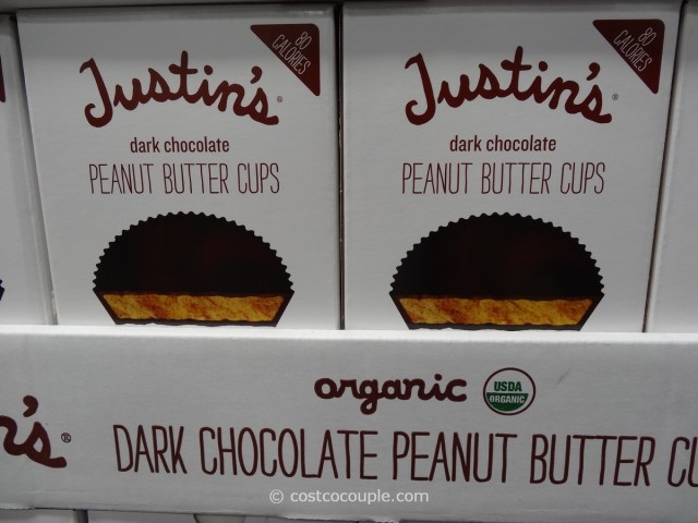 Justin's Organic Dark Chocolate Peanut Butter Cups Costco 1