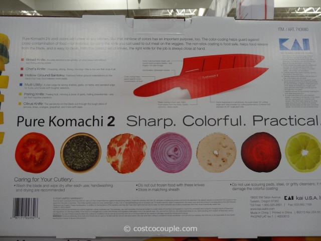 Kai Pure Komachi 2 Kitchen Knife Set Costco 2