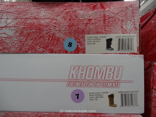 Khombu Ladies Nordic Boot Costco 4