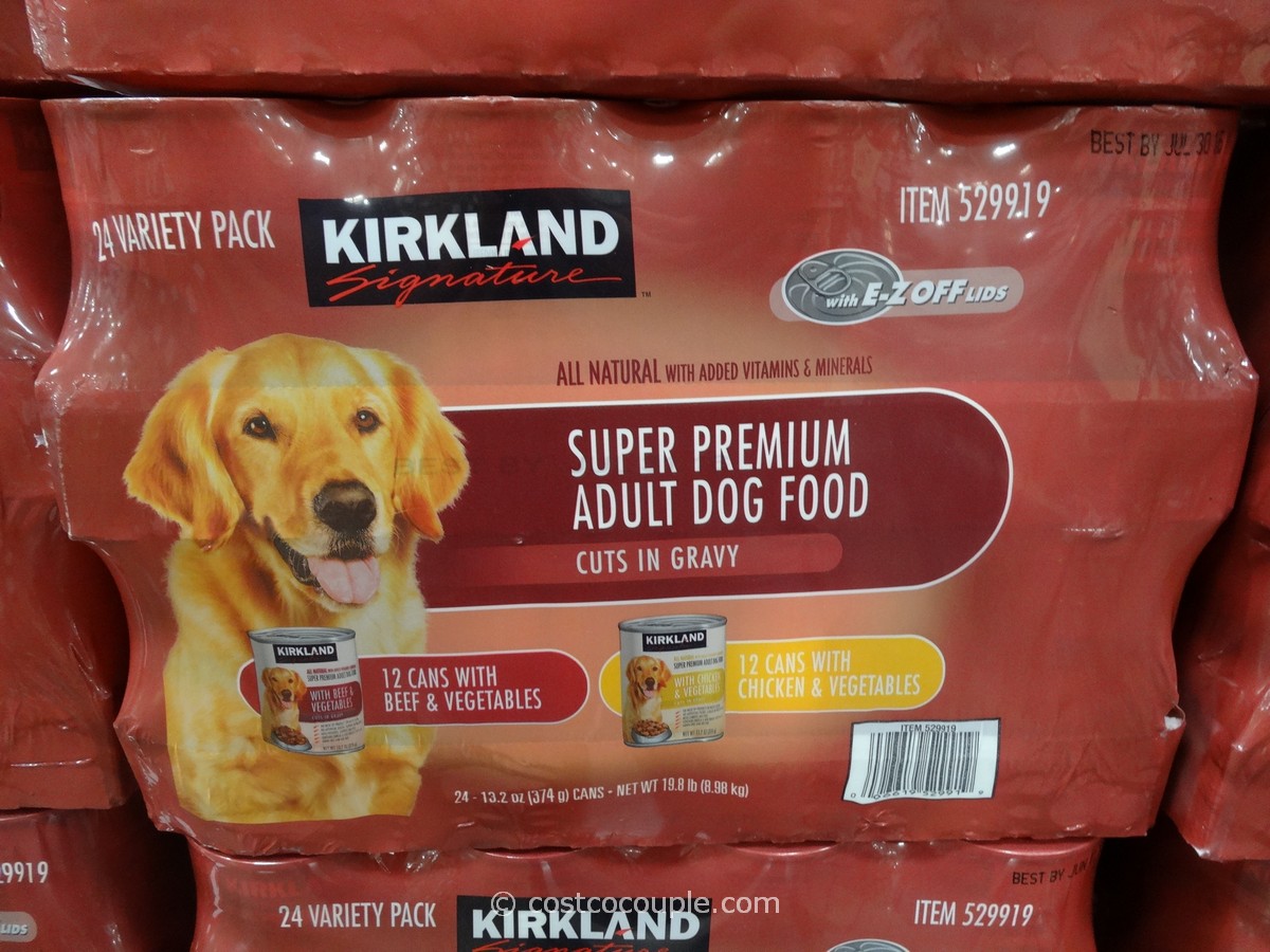 Kirkland Signature Cuts and Gravy Dog Food