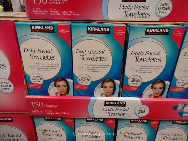 Kirkland Signature Daily Facial Towelettes Costco 1