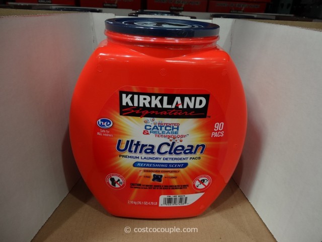 Kirkland Signature Ultra Clean Detergent Pacs Costco 1