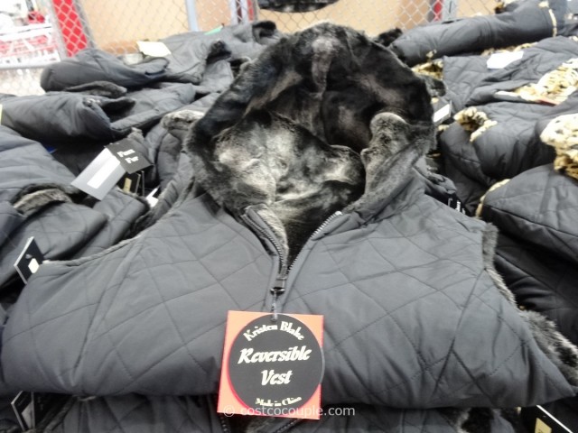 Kristen Blake Ladies Reversible Faux Fur Vest Costco 4
