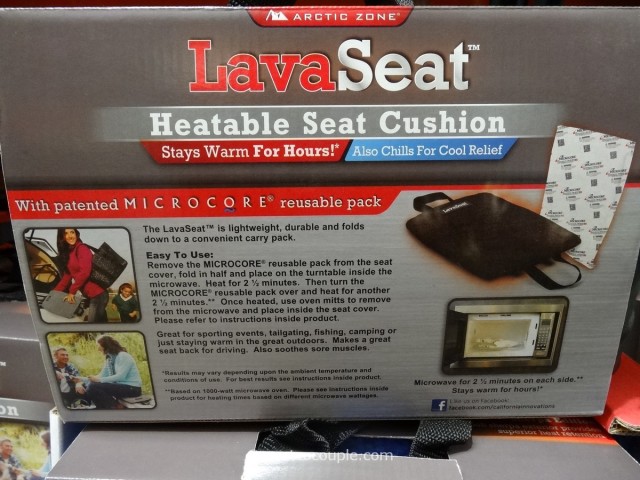LavaSeat Heatable Seat Cushion Costco 1