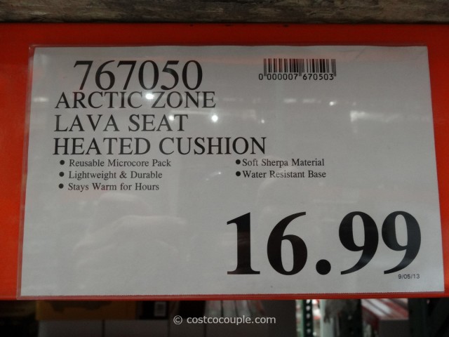 LavaSeat Heatable Seat Cushion Costco 3