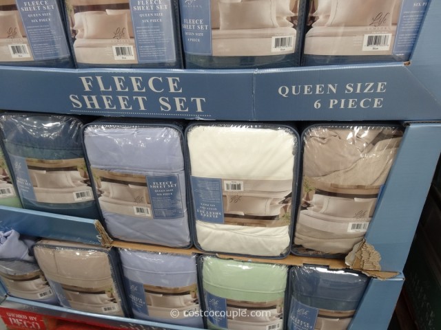 Life Comfort Fleece Sheet Set Costco 5