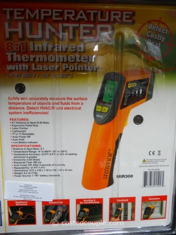 Mannix Infrared Thermometer and Moisture Detector Costco 3
