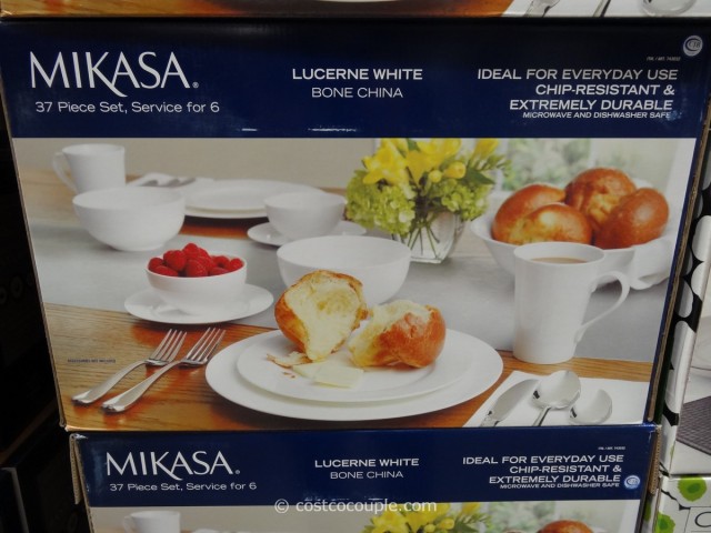 Mikasa Lucerne Bone China Dinnerware Set Costco 1