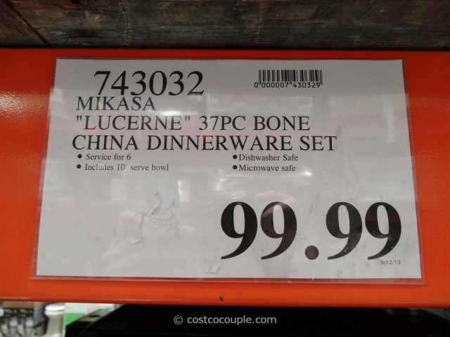 Mikasa Lucerne Bone China Dinnerware Set Costco 3
