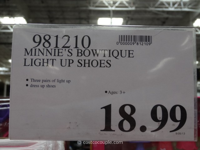 Disney Minnie's Light-Up Shoe Bow-tique Costco 3