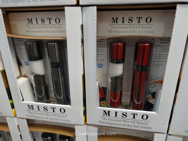 Misto Olive Oil Sprayer and Salt Pepper Grinder Costco 1