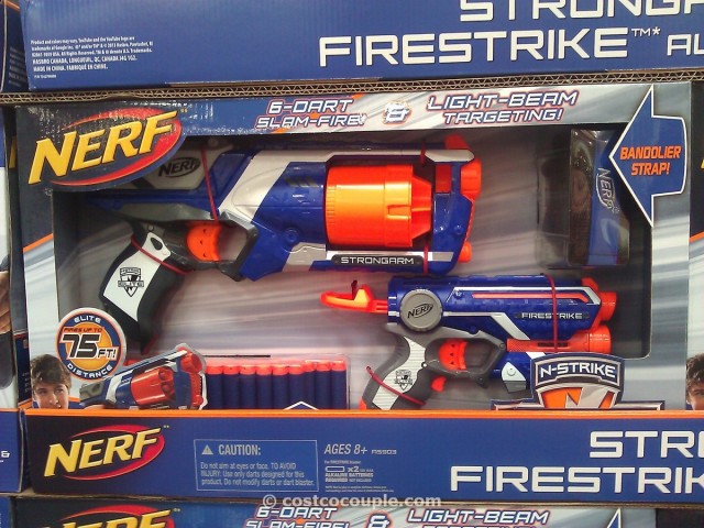 Nerf N-Strike Strongarm and Firestrike Costco 1