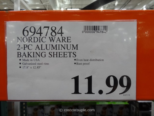 Nordic Ware Aluminum Baking Sheets Costco 4