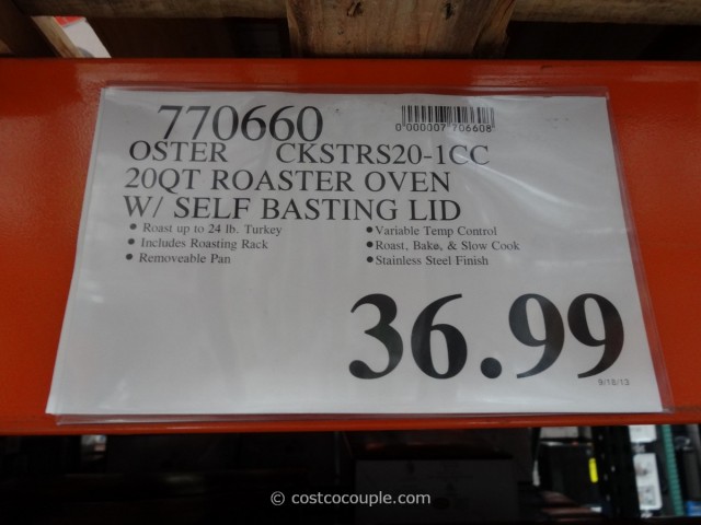 Oster Self-Basting Roaster Oven Costco 4