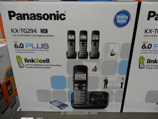 Panasonic Dect 6.0 Cordless Phone Set Costco 1