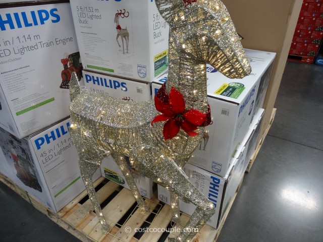 Philips 60-Inch LED Lighted Deer Costco 2