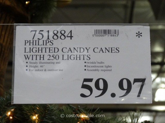 Philips LIghted Candy Cane Costco