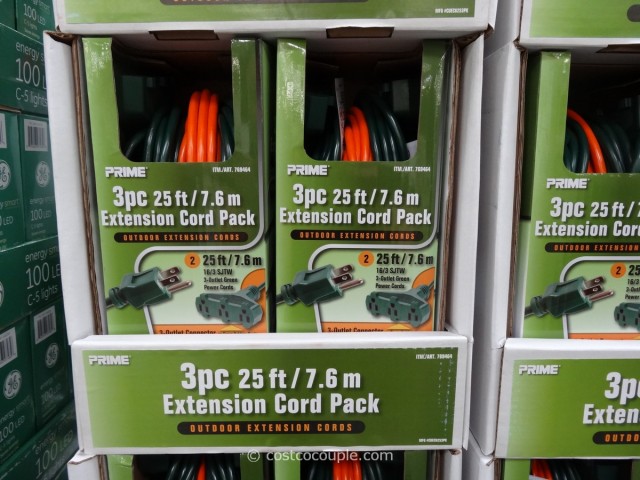 Prime Outdoor Extension Cord Pack Costco 1