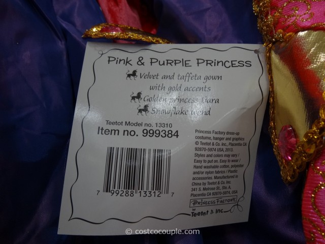 Princess Factory Girls Themed Costumes Costco 4