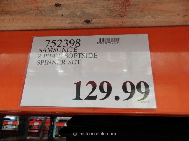 Samsonite 2-Piece Softside Spinner Set Costco 5