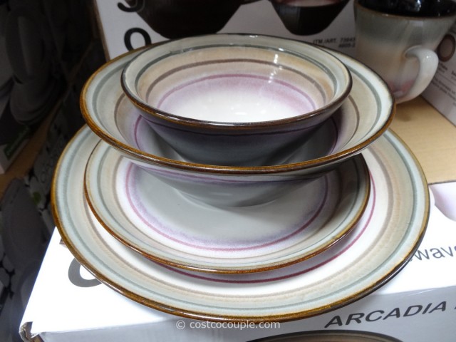 Sango Arcadia Black Dinnerware Set Costco 4