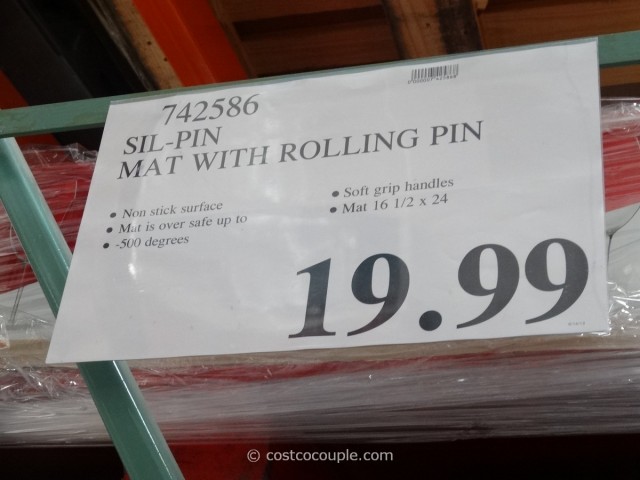 Sil-Pin Mat with Rolling Pin Costco 1