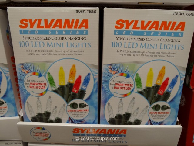 Sylvania 100 LED Mini Lights Costco 1