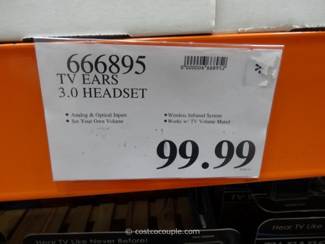 TV Ears 3.0 Headset Costco 1