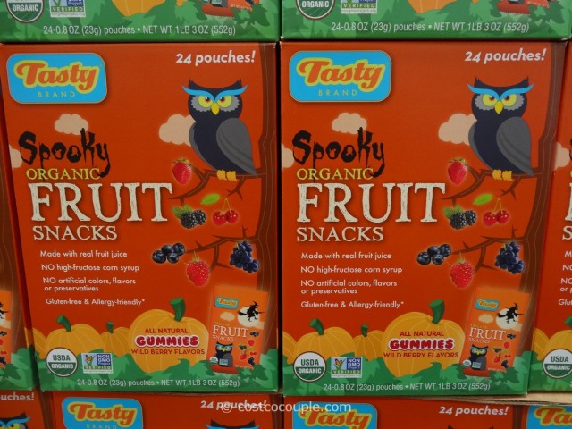 Tasty Brand Spooky Organic Fruit Snacks Costco 1