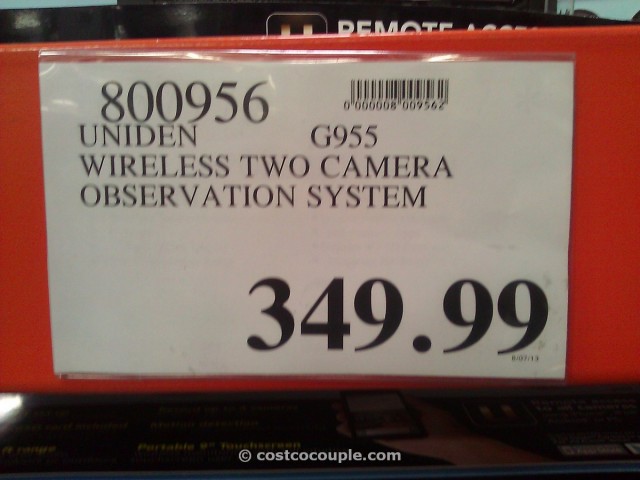 Uniden Wireless 2 Camera Observation System Costco 1