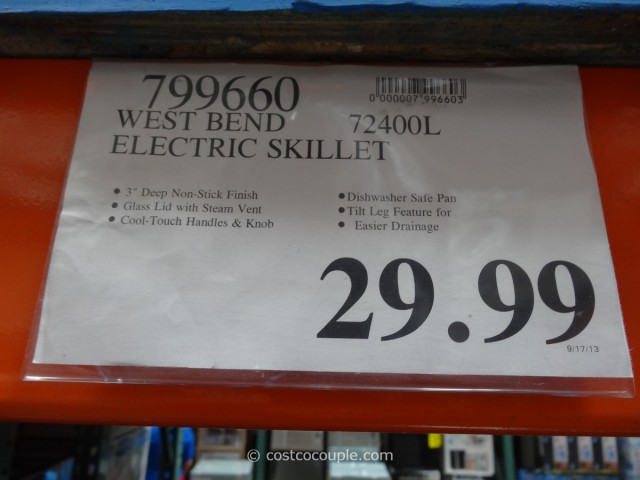 West Bend Electric Skillet Costco 4