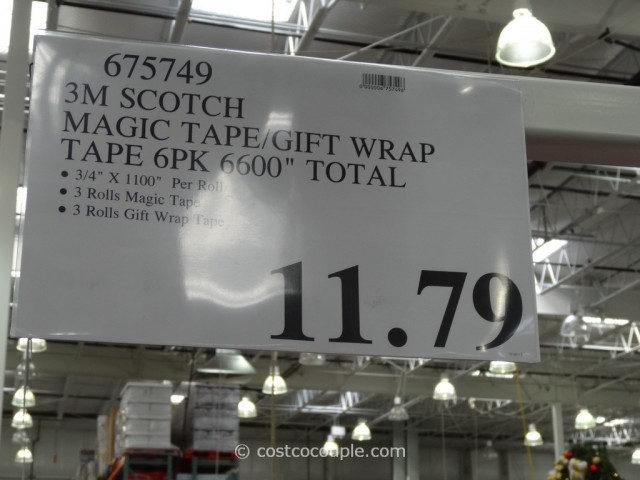 3M Scotch Magic Gift Wrap Tape Set Costco 1