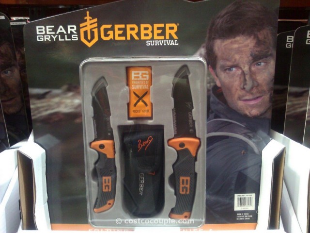 Bear Grylls Gerber Survival 2-Piece Knife Set Costco 5