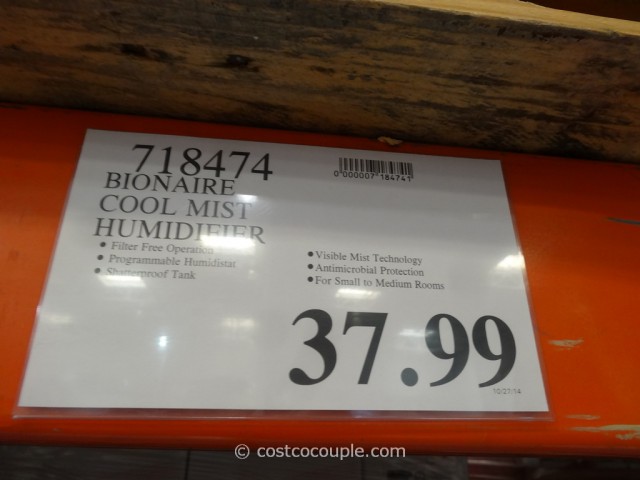 Bionaire Cool Mist Humidifier Costco 1