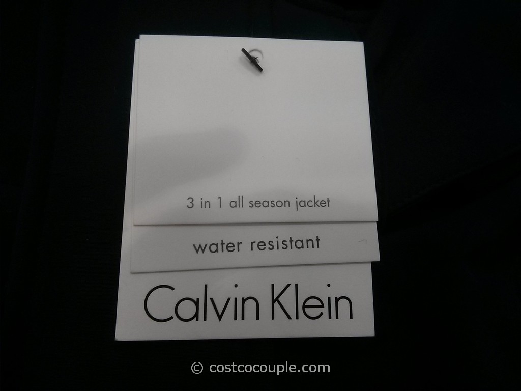 calvin klein 3 in 1 jacket water resistant